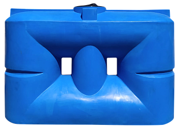 Бак пластиковый СЛИМ 2000 (236х78х153) с крышкой, параллелепипед, 2000 л.