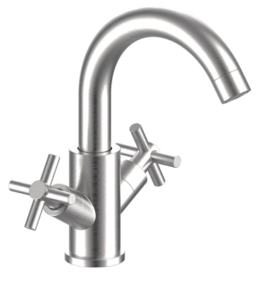 Смеситель для раковины ESKO Astana, поворот.-излив,AA26,нерж.сталь