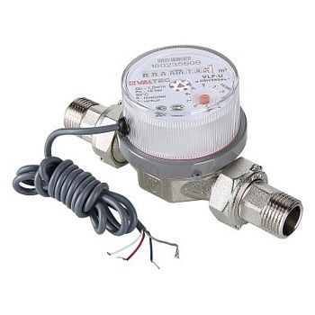 Водосчетчик унив, квартирный, с импульсным выходом, до +90С, 1,5м3, 1.2, 80 мм (NEW)