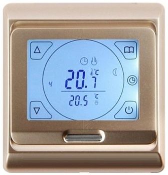 Терморегулятор E 91.716 (16А) золото