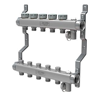 Коллекторная группа Royal Thermo с регулировочными вентилями 1