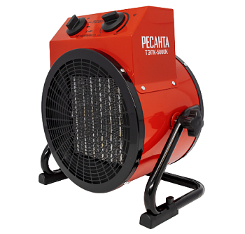 Тепловая электрическая пушка Ресанта ТЭПК-5000K (керам.нагревательный элемент,круглая)