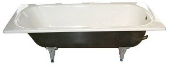 Ванна стальная Golden Frog 1400*700*360, с ножками, белая, эмалированная