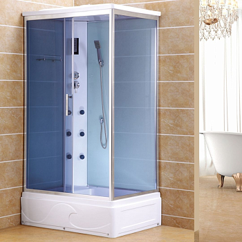 Душевая кабина ZILI DO САТУРН ZS-9680-L 1100х800х2200 1.4 БЕЛАЯ