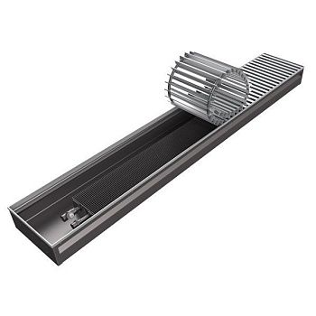 Конвектор внутрипольный Бриз 300x100x4400 2то Конц прав U (10 Al 12 втулки черные)