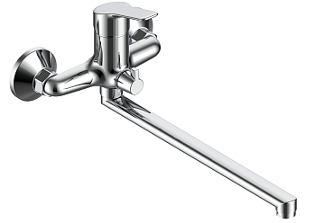 Смеситель для ванны VODA "Wave", с изл. 325 мм, WA31