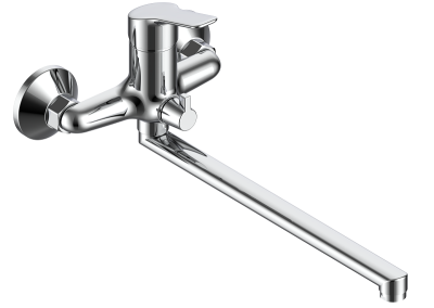 Смеситель для ванны VODA "Wave", с изл. 325 мм, WA31