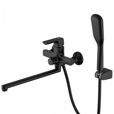 Смеситель д/душа Lemark Ursus LM7251BL универсальный, черный