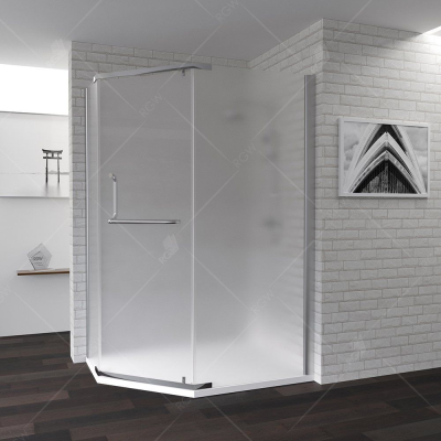 Душевое ограждение RGW PA-91, 900*1200*1950, Трапеция/Хром/Матовое/6 мм (Easy) (01089192-21)