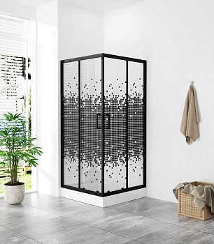 Душевой угол ZILI DO E1023-100 БЕСТЛА 1000х1000х1950 мм 4мм раздвижной 1.2