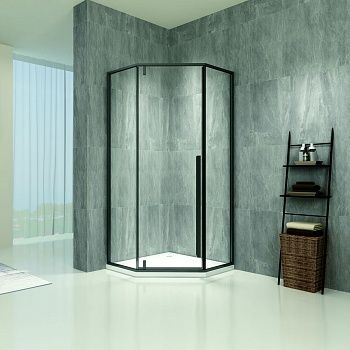 Душевое ограждение ZILI DO L25631 BLACK УРАН 1000х1000х2000