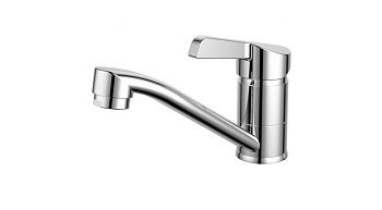 Смеситель для кухни D&K Rhein.Schiller DA1462341 с поворотным изливом, хром