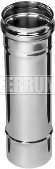 Дымоход 0,25м (430/0,8 мм) Ф180, Ferrum (fm03.180.2.G)
