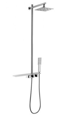 Душевой гарнитур со смесителем Lemark Tropic LM7001C, хром