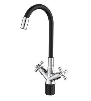 Смеситель для кухни Esko "Dive" гибкий излив, арт. DV519FB