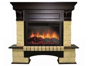 Порталы Electrolux под очаг EFP/P - 2520LS: Forte 25S. Цвет (камень/шпон): бежевый/тёмный дуб; бежев