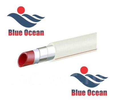 Труба полипропиленовая D75 PN25 Blue Ocean армированная алюминием