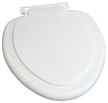 Сиденье д/унитаза овал белое (370123)
