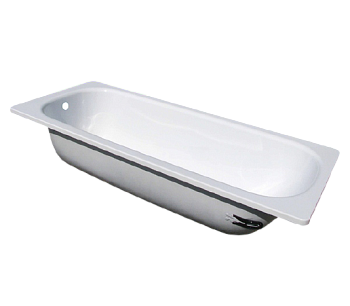 Ванна стальная Faliano 1500*700*360, с ножками, белая, эмалированная
