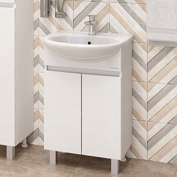 Тумба МИЛТОН 50.10 белая (ум.Уют-50),