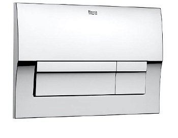 Клавиша смывная Roca Active В01 двойной смыв, глянцевый хром 8901170B1
