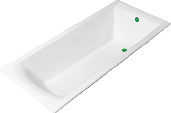 Ванна чугунная Golden Frog SUENO Modern без ручек 1700x750x480 мм