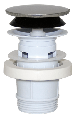 Выпуск клик-клак 1 1/4 автомат, пластик ( грибок завальцован-металл)	 ВР-803	 ОРИО												