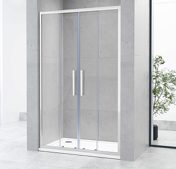 Душевая дверь в нишу ZILI DO C3084С-160 СИГЮН 1600х1900 мм 6мм раздвижная универсальная