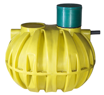 Бак пластиковый СКАРАБЕЙ накопительный, горизонтальный (260х210х240) 5000 л.