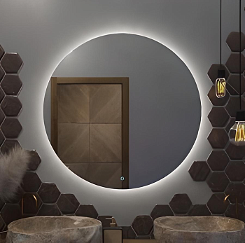 Зеркало круглое Сола 100 с LED подсветкой,