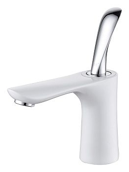 Смеситель д/раковины D&K Venice.Baciano DA1032156 белый-хром 