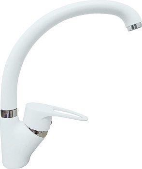 Смеситель для кухни GranFest 1024, D-40mm, боковой, иней***