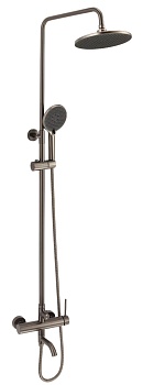 Душевой гарнитур со смесителем Vessel Gun Metal, арт. VST250VSLGM, VODA